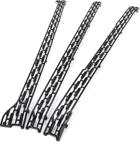 Hecasa Grille Insert 3pcs متوافق مع 2020-2023 GMC Sierra 2500/3500 HD AT4 و SLT Mesh Grill تراكب الأوب in Saudi Arabia