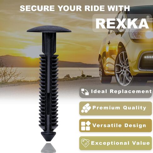 Rexka 30pcs Rocker Moulding Retainer Clips Compatible with Ford W710532-S300 Mustang 05-12 Transit in Saudi Arabia