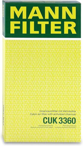 Mann-Filter CUK 3360 Cabin Filter With Activated Charcoal for select Porsche models in Kuwait