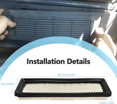 AT359416 Cabin Air Filter متوافق مع John Deere 318d 318e 320d 320e 323d 323e 326d 326e 328d 328e 329d 329e 332e 333d 333e 312gr 316gr استبدال Pa5698 wp10175 in Saudi Arabia