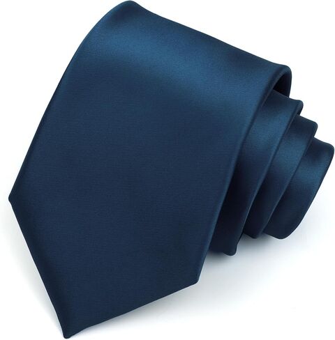 Men Tie Set Solid Necktie Pocket Square Hankerchief Set 3.15" (8CM) in Kuwait