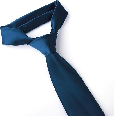 Men Tie Set Solid Necktie Pocket Square Hankerchief Set 3.15" (8CM) in Kuwait