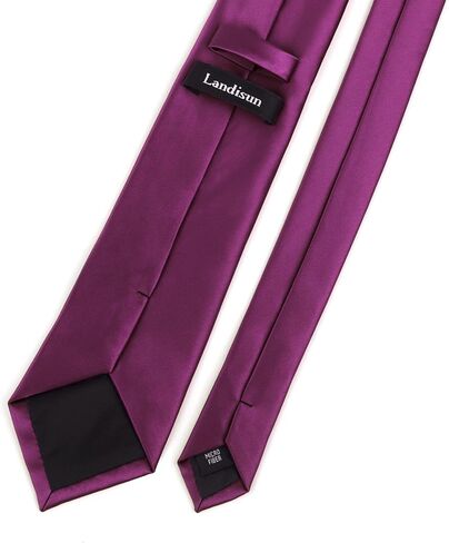 Men Tie Set Solid Necktie Pocket Square Hankerchief Set 3.15" (8CM) in Kuwait