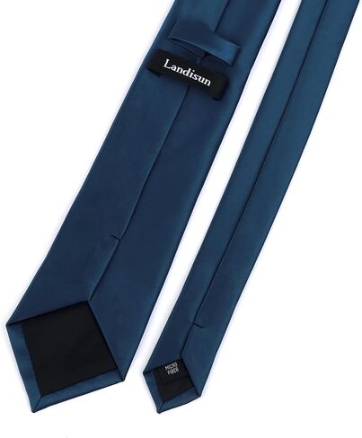 Men Tie Set Solid Necktie Pocket Square Hankerchief Set 3.15" (8CM) in Kuwait