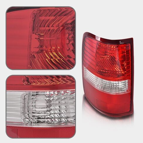 G-PLUS Tail Lights Compatible with Ford Bronco/F150 1990-1996/Fit Ford F250 F350 1990-1997,E9TZ13405C E9TZ13404C, Rear Brake Lamps Assembly w/o Blubs Driver and Passenger Side in Saudi Arabia