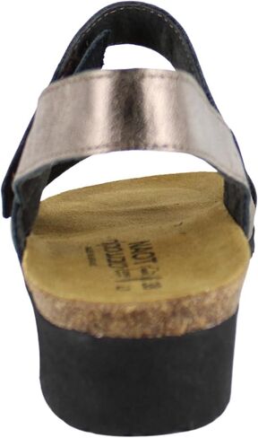 Naot Women's Kayla Wedge Sandal ، خيوط فضية ، 9-9.5 in Kuwait