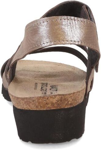 Naot Women's Kayla Wedge Sandal ، خيوط فضية ، 9-9.5 in Kuwait