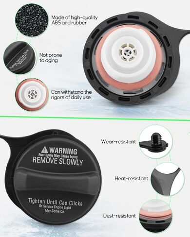 GS3L-42-250B Gas Cap, Fuel Tank Filler Cap Fit for Mazda 3 2011-2013, 6 2009-2011, CX-7 2010-2012, CX-9 2007-2012 2015, Replacement GS3L42250B GS3L 42 250B in Saudi Arabia