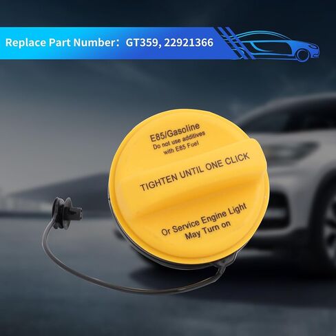 Rldym E85 Gas Cap, Fuel Cap GT359 for Cadillac Escalade ESV Chevy Silverado 1500 2500 HD 3500 HD Express 1500 2500 3500 Suburban Tahoe GMC Sierra Yukon XL Savana 1500 2500 HD 3500 HD Replace 22921366 in Saudi Arabia