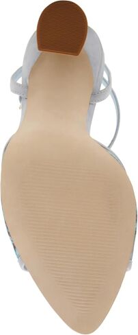 Steve Madden Women's Beki Heeled Sandal, Light Blue Mesh, 7.5 in Saudi Arabia
