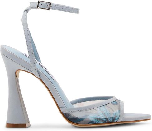 Steve Madden Women's Beki Heeled Sandal, Light Blue Mesh, 7.5 in Saudi Arabia