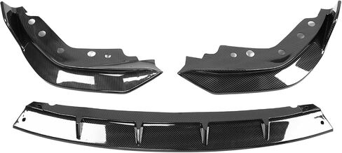 Ikon Motorsports Front Pumper Lip متوافق مع 2019-2022 BMW 3 Series G20 M Sport M340i ، Ikon Carbon Carbon Print Dail Spoiler Dam Flitter in Saudi Arabia