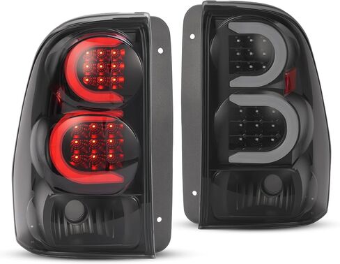 زوج Hecasa LED LED مصابيح الذيل متوافقة مع 2002-2009 Chevy Chevrolet Trailblazer قاعدة/LS/LT/LTZ/SS/EXT in Saudi Arabia