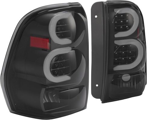 زوج Hecasa LED LED مصابيح الذيل متوافقة مع 2002-2009 Chevy Chevrolet Trailblazer قاعدة/LS/LT/LTZ/SS/EXT in Saudi Arabia