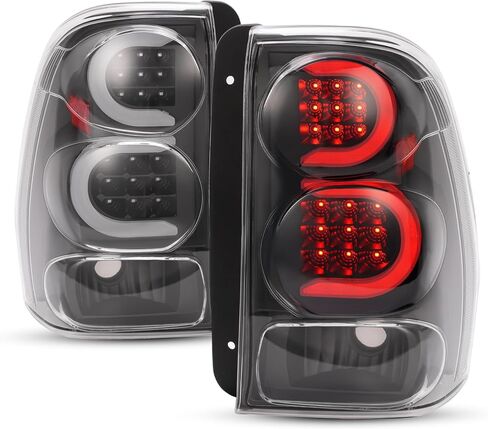زوج Hecasa LED LED مصابيح الذيل متوافقة مع 2002-2009 Chevy Chevrolet Trailblazer قاعدة/LS/LT/LTZ/SS/EXT in Kuwait
