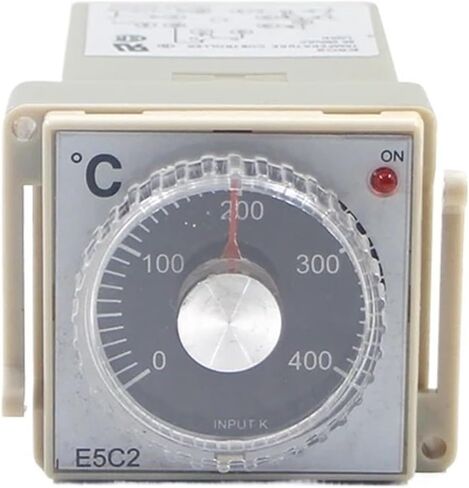 E5C2 Relay Output K Input 0-400C Pointer with Socket Guide Rail Type 48*48mm Thermostat AC 110V-220V Temperature Controller(Without Socket) in Saudi Arabia