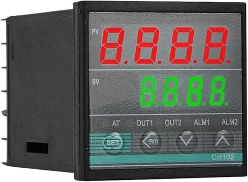 Input K E J PT100 Double Output SSR Relay AC 220V Thermostat Intelligent Digital PID Temperature Controller(72x72mm) in Saudi Arabia