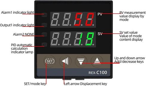 REX-C100/C700 ترحيل وحدة تحكم درجة حرارة PID الرقمية ترموستات أداة إخراج الإدخال العالمي SSR الإخراج K Thermocout in Saudi Arabia