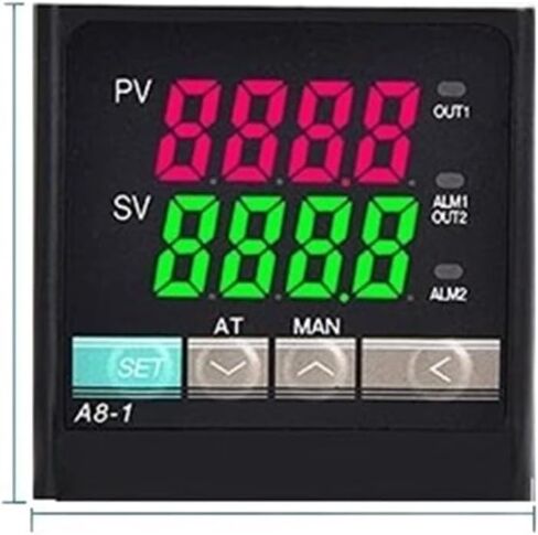 A8 PID Digital Temperature Controller Type SSR Output 40DA SSR K/J Screw M6 1m Thermocouple Probe k Thermostat(Set K) in Saudi Arabia