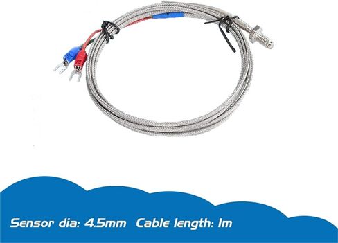 A8 PID Digital Temperature Controller Type SSR Output 40DA SSR K/J Screw M6 1m Thermocouple Probe k Thermostat(Set K) in Saudi Arabia