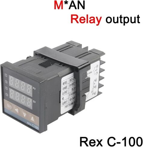 REX-C100/C400/C700/C900 وحدة تحكم درجة حرارة PID الرقمية ترموستات SSR الناتج MAX40A ترحيل K THERMOCOUPLE PROBE 110V ~ 240V (C700V-AN) in Saudi Arabia