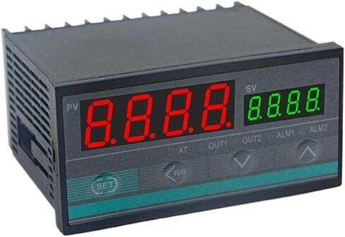 Input K E J PT100 Double Output SSR Relay AC 220V Thermostat Intelligent Digital PID Temperature Controller(72x72mm) in Saudi Arabia