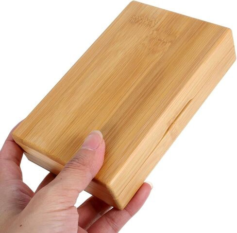 INOOMP 3 قطع صندوق أدوات صيد السمك منظم لطعم الصيد، منظم أدوات صيد الذبابة، منظم أدوات صيد الأسماك، علبة طعم صيد السمك، معدات صيد خشبية من الخيزران in Kuwait