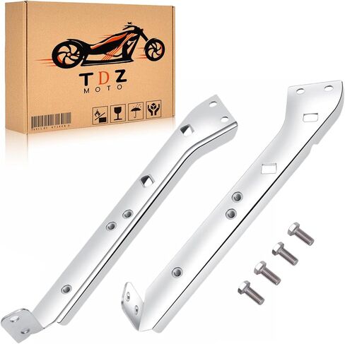 Black Saddlebag Rail Support Bracket Left & Right Side for 1985-2008 Harley Touring FLT FLHT FLHR FLTR FLHX in Saudi Arabia