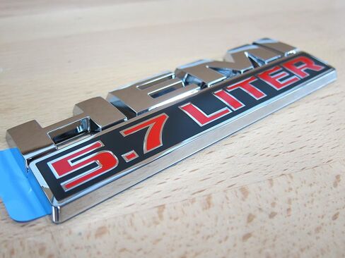 DODGE RAM CHRYSLER JEEP HEMI 5.7 LITER EMBLEM NAMEPLATE BADGE LOGO MOPAR OEM in Saudi Arabia