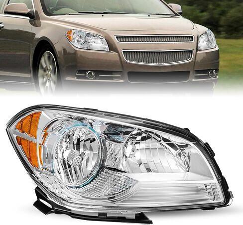 JSBOYAT Headlight Assembly Replacement for 2008-2012 Chevy Malibu Right Passenger Side in Saudi Arabia