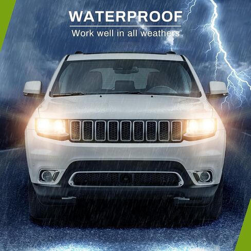 AutoSaver88 مجموعة مصباح الأماكن الأمامية متوافقة مع Grand Cherokee 1999 2000 2001 2002 2003 2004 استبدال OE المصابيح الأمامية العنبر العاكس Chrome Housing in Saudi Arabia