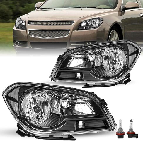 JSBOYAT Headlight Assembly Replacement for 2008-2012 Chevy Malibu Right Passenger Side in Saudi Arabia