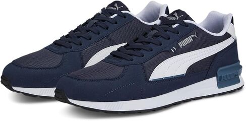 PUMA Mens Graviton Lace Up Sneakers Shoes Casual - Blue in Saudi Arabia