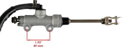 مجموعة أسطوانة Caltric الخلفية Master Cylinder متوافقة مع Manual Suzuki Vinson LTF500F 2003 2004 2005 2006 2007 in Saudi Arabia