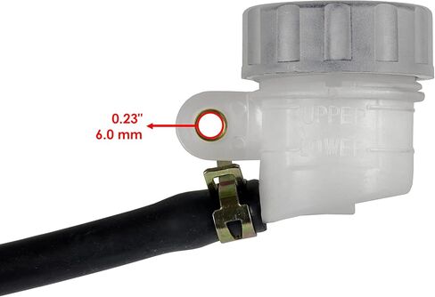 مجموعة أسطوانة Caltric الخلفية Master Cylinder متوافقة مع Manual Suzuki Vinson LTF500F 2003 2004 2005 2006 2007 in Saudi Arabia