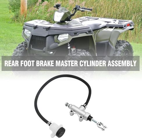 1911688 Motorcycle Rear Brake Master Cylinder, Rear Foot Brake Master Cylinder 1912301 Replacement for Polaris 450 Farmhand Hawkeye 325 2X4 450 500 570 800 Sportsman 400 HO 2X4 Sportsman in Saudi Arabia
