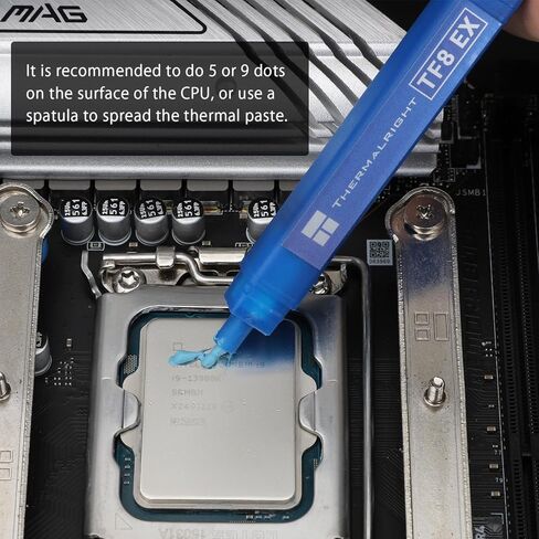 Thermalright TF8 EX 1.5g High Performance Thermal Paste 14W/m.k, Newly Upgraded High-Performance Heat Dissipation Paste for Processor/CPU/GPU/All CPU Coolers, 1.5 Grams with a Spatula Tool(TF8 1.5g) in Saudi Arabia