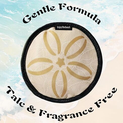 Sand Remover for Beach,Portable Sand Remover,Rich in Natural Micro Corn Endosperm Essence Powder,Without of Talc and Fragrance,Soft and Skin-Friendly Suitable for The Whole Family in Saudi Arabia