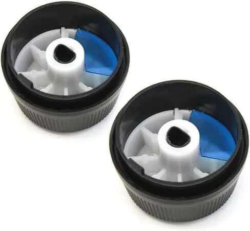2Pcs Control Knobs Fan Speed Temperature Heater Control Knob Replacement 79581-S84-A01 for Honda Accord 1998 1999 2000 in Saudi Arabia