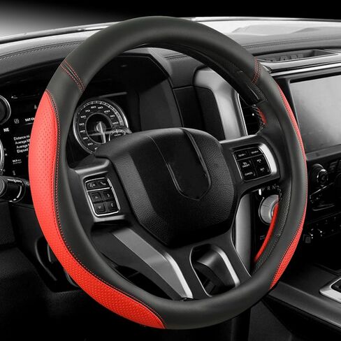 غطاء عجلة قيادة السيارات لدودج رام - غطاء عجلة القيادة لـ RAM 1500 2500 3500 ، Black in Kuwait