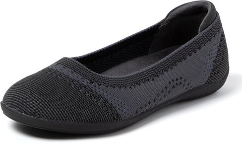 Dearfoams Women's Fashion Casual Comfortable Slip on Misty Ballet Flats in Saudi Arabia