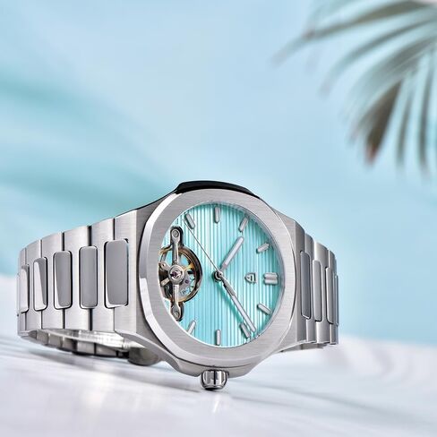 Rollstimi Pagani Design Watch's Watch ، PD-TYS025 ، الرجال التلقائيين للرجال ، التوربيون العظمي ، الحركة الميكانيكية التجارية ، عدسة الياقوت الرياضي ، سوار الفولاذ المقاوم للصدأ ، 42 ملم. in Kuwait