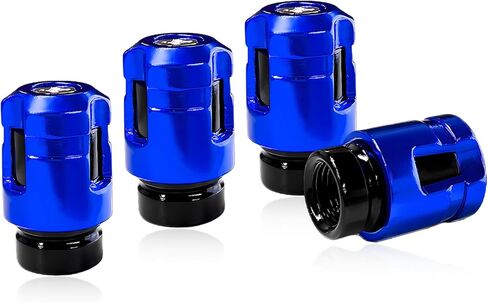 4pcs صمام إطارات Car Rate Caps ، شكل فريد من نوعه مخصصة لتسرب صمام العجلة غلاف الغبار الجذعية ، وغطاء الإطارات الألومنيوم المقاومة للتآكل لغطاء دراجة نارية شاحنة السيارة (برتقالي) in Saudi Arabia
