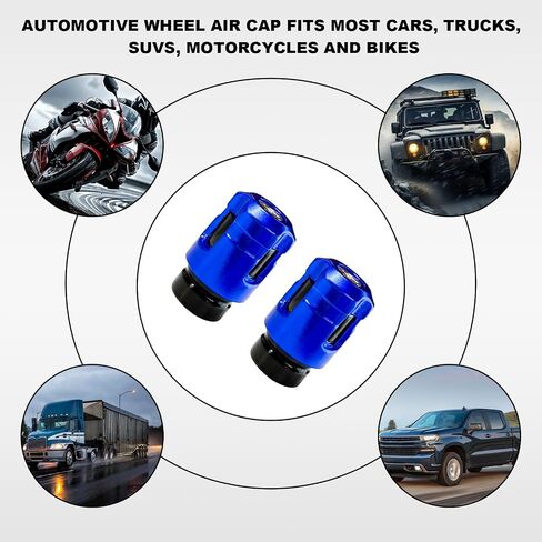 4pcs صمام إطارات Car Rate Caps ، شكل فريد من نوعه مخصصة لتسرب صمام العجلة غلاف الغبار الجذعية ، وغطاء الإطارات الألومنيوم المقاومة للتآكل لغطاء دراجة نارية شاحنة السيارة (برتقالي) in Saudi Arabia