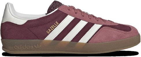 adidas Originals Gazelle Indoor Mens Sneaker (Maroon Crimson White, 10.5) in Saudi Arabia
