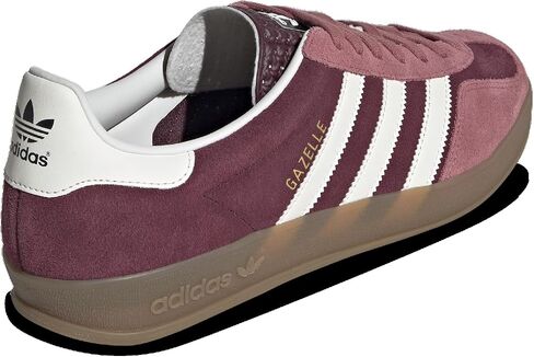 adidas Originals Gazelle Indoor Mens Sneaker (Maroon Crimson White, 10.5) in Saudi Arabia