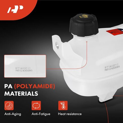 A-Premium Engine Soodant Overflow Recovery Tank مع CAP متوافق مع Nissan Kicks 2018-2023 ، 1.6L ، استبدل# NI3014137C in Saudi Arabia