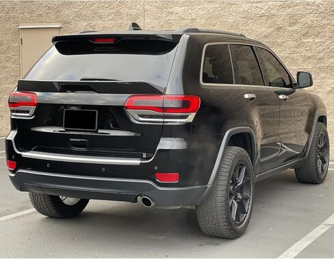 Ikon Motorsports ، Trunk Spoiler متوافق مع 2014-2021 Jeep Grand Cherokee و 2022 Grand Cherokee WK ، Duckbill Gloss Black ABS Plastic Trunk Lid Lip Wing Wing in Saudi Arabia