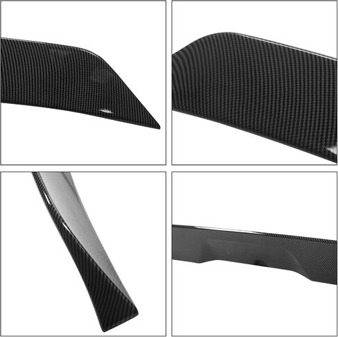 Ikon Motorsports ، Trunk Spoiler متوافق مع 2014-2021 Jeep Grand Cherokee و 2022 Grand Cherokee WK ، Duckbill Gloss Black ABS Plastic Trunk Lid Lip Wing Wing in Saudi Arabia