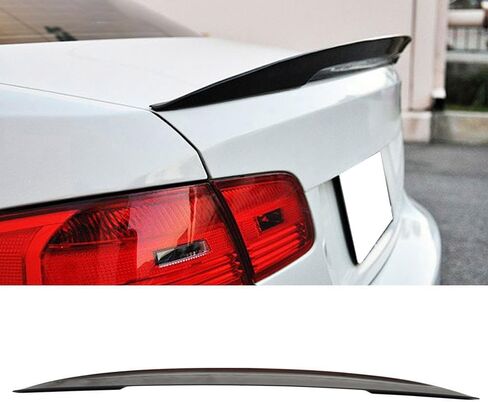 Spoiler Trunk Trunk مسبقًا متوافقًا مع 2007-2013 BMW 3-Series ، P Style ABS Painted #475 Black Sapphire High Kick Lear Lip متوفرة من Ikon Motorsports ، 2008 2009 2010 2012 2012 in Kuwait